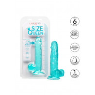 Queen Size Dong 6 Inch Blue