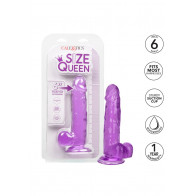 Queen Size Dong 6 Inch Purple