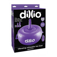 Dillio Purple Vibrating Inflatable Hot Seat