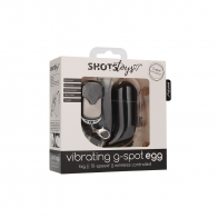Wireless Vibrating G-Spot Egg - Big- Black